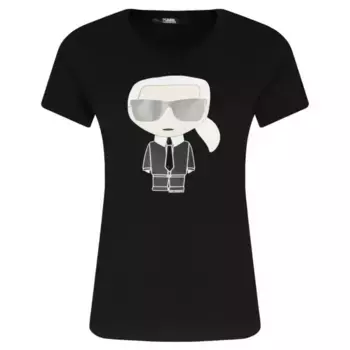 Футболка стандартного кроя ikonik karl Karl Lagerfeld, черный