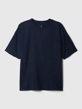 Футболка стандартного кроя из хлопка Gap, цвет dark blue