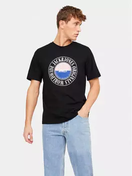 Футболка стандартного кроя Jack&Jones, черный