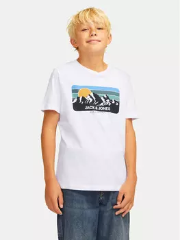 Футболка стандартного кроя Jack&Jones Junior, белый