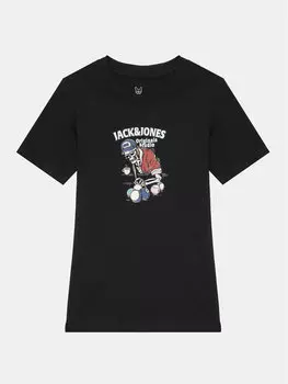 Футболка стандартного кроя Jack&Jones Junior, черный