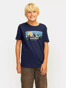 Футболка стандартного кроя Jack&Jones Junior, синий