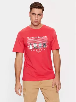 Футболка стандартного кроя Jack&Jones, красный