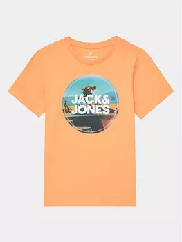 Футболка стандартного кроя Jack&Jones, оранжевый