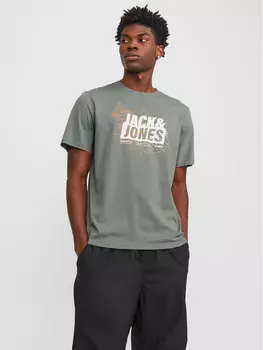 Футболка стандартного кроя Jack&Jones, зеленый
