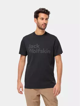 Футболка стандартного кроя Jack Wolfskin, черный