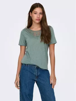 Футболка стандартного кроя Jdy, зеленый