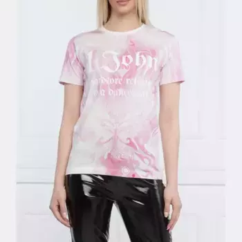 Футболка стандартного кроя John Richmond, розовый