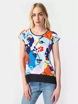 Футболка стандартного кроя Joseph Ribkoff, мультиколор