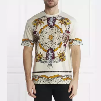 Футболка стандартного кроя Just Cavalli, бежевый