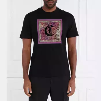 Футболка стандартного кроя Just Cavalli, черный