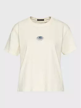 Футболка стандартного кроя Kaotiko, экрю