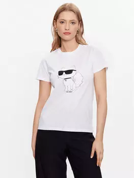 Футболка стандартного кроя Karl Lagerfeld, белый
