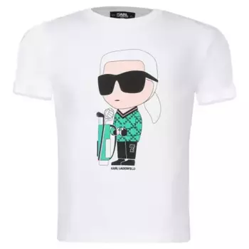 Футболка стандартного кроя Karl Lagerfeld, белый