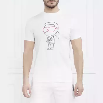 Футболка стандартного кроя Karl Lagerfeld, белый