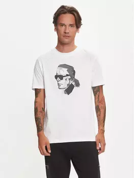 Футболка стандартного кроя Karl Lagerfeld, белый