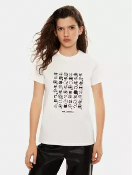 Футболка стандартного кроя Karl Lagerfeld, белый