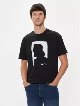 Футболка стандартного кроя Karl Lagerfeld, черный
