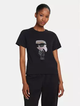 Футболка стандартного кроя Karl Lagerfeld, черный