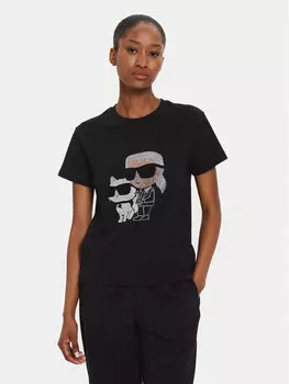 Футболка стандартного кроя Karl Lagerfeld, черный
