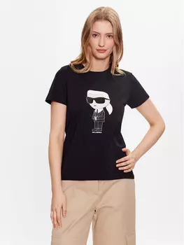 Футболка стандартного кроя Karl Lagerfeld, черный
