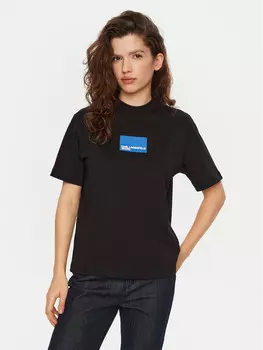 Футболка стандартного кроя Karl Lagerfeld Jeans, черный