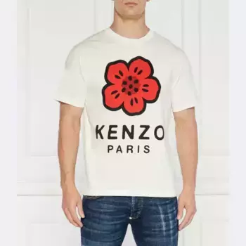 Футболка стандартного кроя Kenzo, бежевый