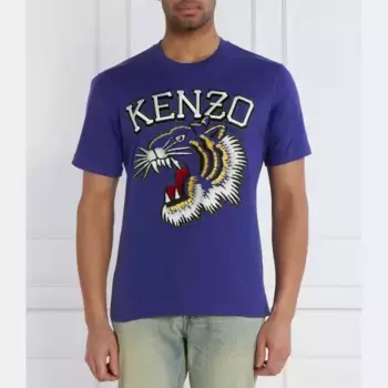 Футболка стандартного кроя Kenzo, фиолетовый