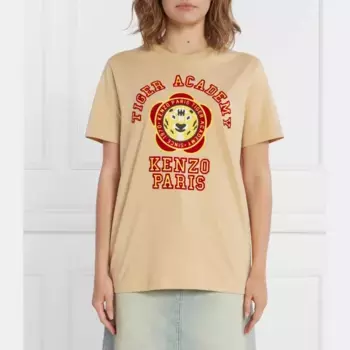 Футболка стандартного кроя Kenzo, коричневый