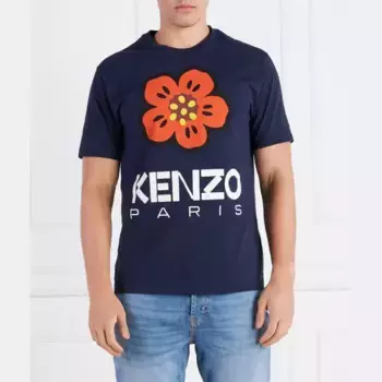Футболка стандартного кроя Kenzo, синий