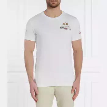 Футболка стандартного кроя La Martina, белый