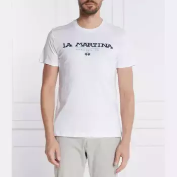 Футболка стандартного кроя La Martina, белый