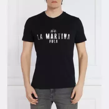 Футболка стандартного кроя La Martina, черный