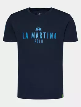 Футболка стандартного кроя La Martina, синий