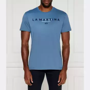 Футболка стандартного кроя La Martina, синий