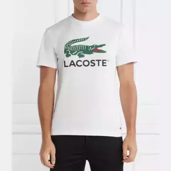 Футболка стандартного кроя Lacoste, белый