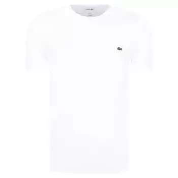 Футболка стандартного кроя Lacoste, белый
