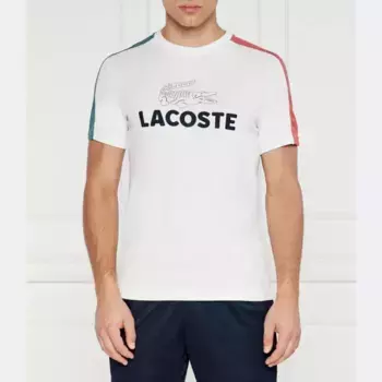 Футболка стандартного кроя Lacoste, белый