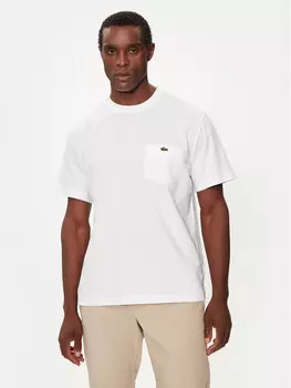 Футболка стандартного кроя Lacoste, белый