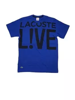 Футболка стандартного кроя Lacoste, бирюзовый