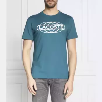 Футболка стандартного кроя Lacoste, бирюзовый