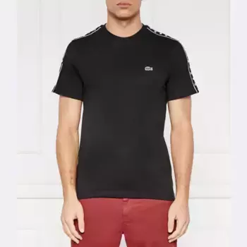 Футболка стандартного кроя Lacoste, черный