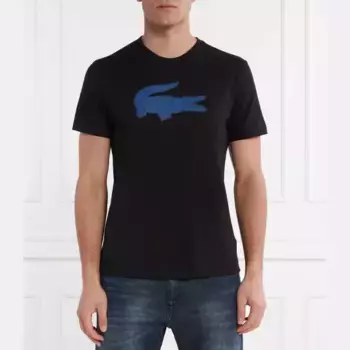 Футболка стандартного кроя Lacoste, черный