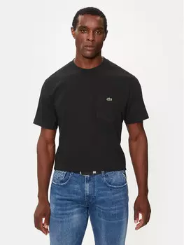 Футболка стандартного кроя Lacoste, черный