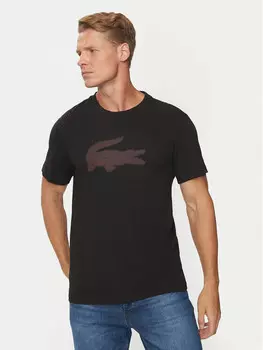Футболка стандартного кроя Lacoste, черный