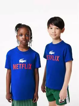 Футболка стандартного кроя Lacoste, синий