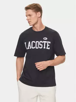 Футболка стандартного кроя Lacoste, синий