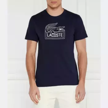 Футболка стандартного кроя Lacoste, синий