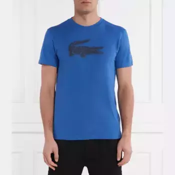 Футболка стандартного кроя Lacoste, синий