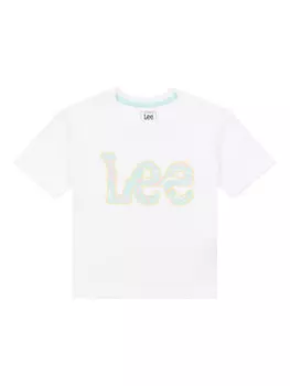 Футболка стандартного кроя Lee, белый